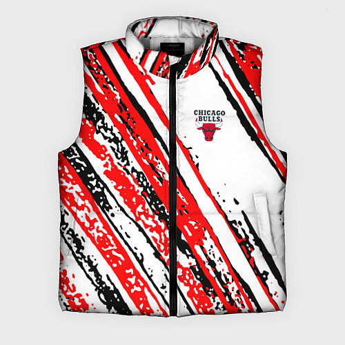 Мужской жилет CHICAGO BULLS ЧИКАГО БУЛЛС / 3D-Светло-серый – фото 1