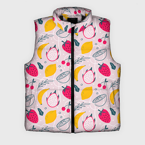 Мужской жилет Fruit Pattern / 3D-Черный – фото 1