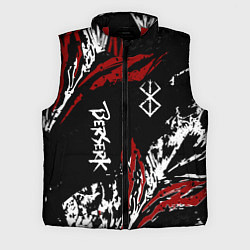 Мужской жилет BERSERK BLACK MASK - БЕРСЕРК ЧЁРНАЯ МАСКА, цвет: 3D-красный