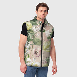 Мужской жилет Цветы Свадебный Букет, цвет: 3D-черный — фото 2