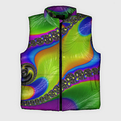 Мужской жилет Кислотный фрактал Абстракция