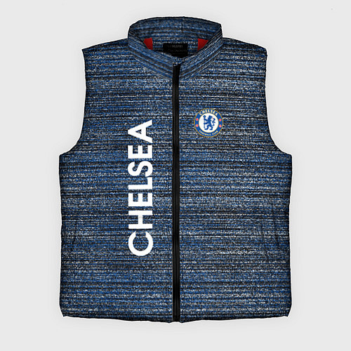 Мужской жилет CHELSEA F C ЧЕЛСИ ШУМ ПОЛОС ТЕКСТУРА / 3D-Красный – фото 1