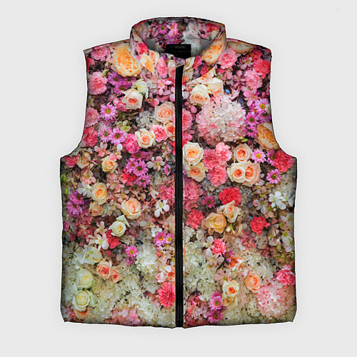 Мужской жилет MILLION MULTICOLORED FLOWERS / 3D-Светло-серый – фото 1