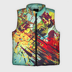 Мужской жилет Смелые мазки краски Экспрессионизм Bold strokes of