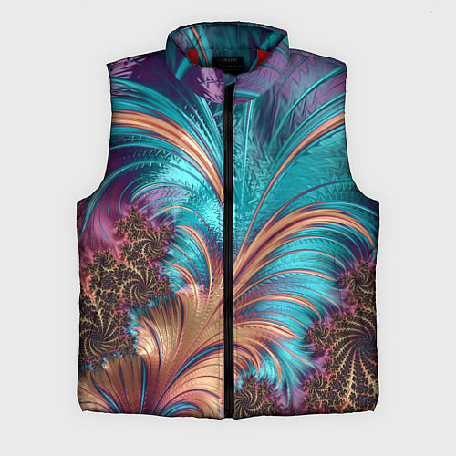 Мужской жилет Floral composition Цветочная композиция / 3D-Красный – фото 1