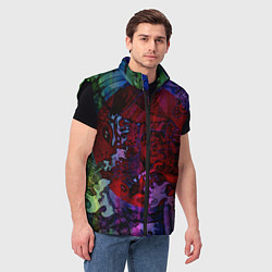 Мужской жилет Японский стиль, цвет: 3D-черный — фото 2