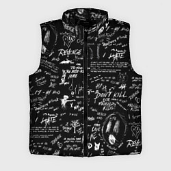 Мужской жилет XXXTENTACION LOGOBOMBING, цвет: 3D-черный