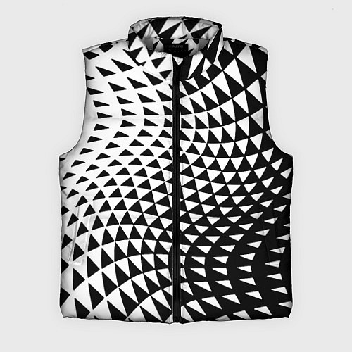 Мужской жилет Минималистический авангардный паттерн / 3D-Светло-серый – фото 1