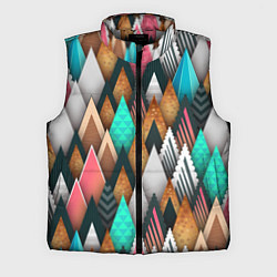 Мужской жилет Абстрактный цветной лес
