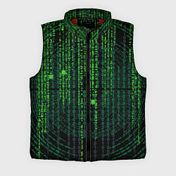 Мужской жилет Бинарная матрица, цвет: 3D-красный