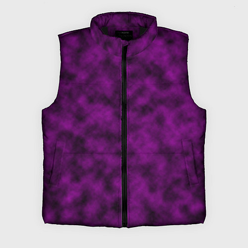 Мужской жилет Черно-пурпурная облачность / 3D-Черный – фото 1