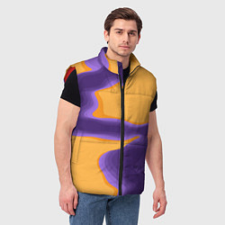 Мужской жилет Фиолетовая река, цвет: 3D-красный — фото 2