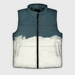 Мужской жилет Черно-белая размазня, цвет: 3D-черный