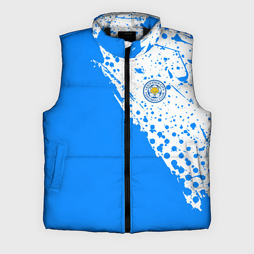 Мужской жилет Leicester city Лестер Сити / 3D-Черный – фото 1