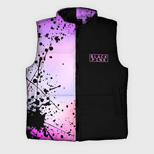 Мужской жилет BLACKPINK HALF COLORS / 3D-Черный – фото 1