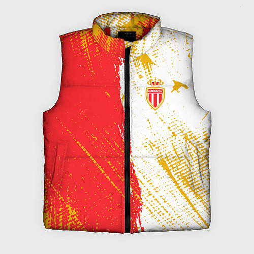 Мужской жилет Fc monaco фк монако краска / 3D-Красный – фото 1