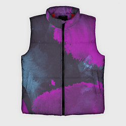 Мужской жилет Акварельная абстракция фуксия, цвет: 3D-красный