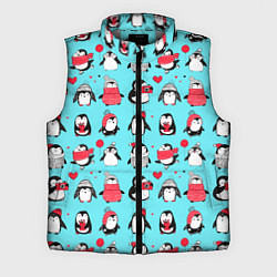 Мужской жилет PENGUINS ON THE POSITIVE, цвет: 3D-светло-серый