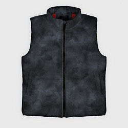 Мужской жилет Акварельные разводы черный