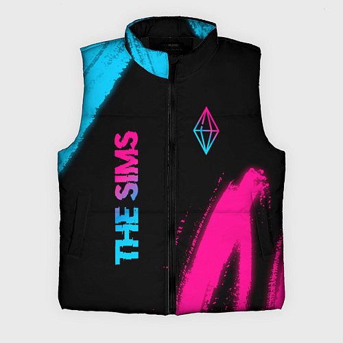 Мужской жилет The Sims Neon Gradient / 3D-Черный – фото 1