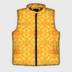 Мужской жилет Желтый абстрактный летний орнамент