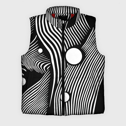 Мужской жилет Geometric vanguard composition Fashion trend / 3D-Красный – фото 1