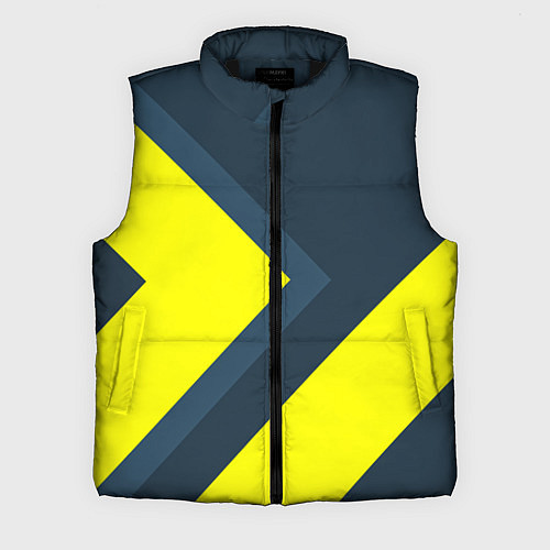 Мужской жилет Геометрическая Стрелка / 3D-Черный – фото 1