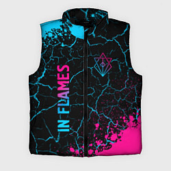 Мужской жилет In Flames Neon Gradient, цвет: 3D-черный
