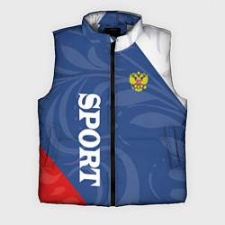 Мужской жилет СПРТИВНАЯ РОССИЯ - ФЛАГ - ГЕРБ