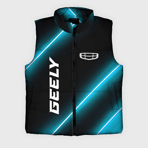 Мужской жилет Geely Неоновые Лампы / 3D-Черный – фото 1