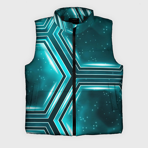 Мужской жилет Космические соты / 3D-Черный – фото 1