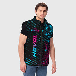 Мужской жилет Haval - Neon Gradient, цвет: 3D-черный — фото 2