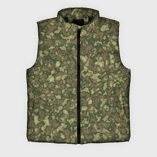 Мужской жилет Камуфляж цифровой Флора-1 пиксель / 3D-Черный – фото 1
