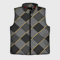 Мужской жилет Серебром в клетку