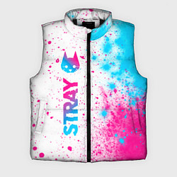 Мужской жилет Stray Neon Gradient Style, цвет: 3D-черный