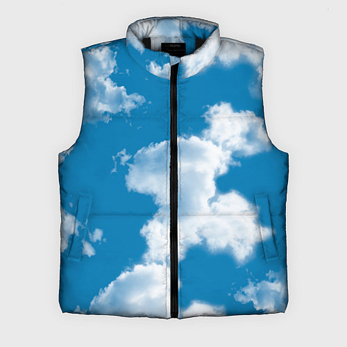 Мужской жилет Небо в облаках / 3D-Черный – фото 1