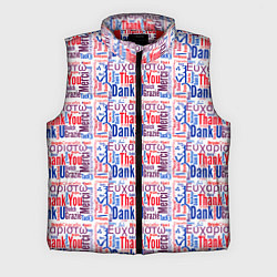 Мужской жилет Thank you phrase