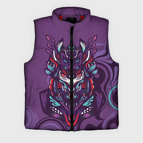 Мужской жилет Японский стиль- узорная маска / 3D-Красный – фото 1