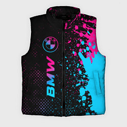 Мужской жилет BMW - neon gradient: по-вертикали