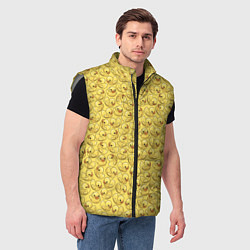 Мужской жилет Утиный принт, цвет: 3D-светло-серый — фото 2