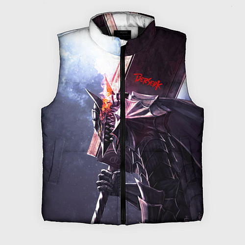 Мужской жилет Берсерк С Мечечём На Плече / 3D-Черный – фото 1