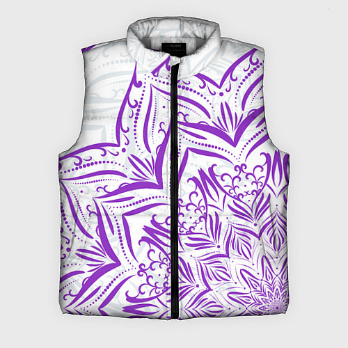 Мужской жилет Бесконечность мандал / 3D-Светло-серый – фото 1