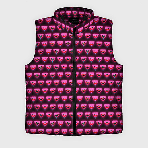 Мужской жилет Poppy Playtime - Kissy Missy Pattern - Huggy Wuggy / 3D-Черный – фото 1