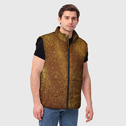 Мужской жилет Золотая пыль, цвет: 3D-черный — фото 2