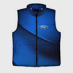 Мужской жилет Ford - синяя абстракция