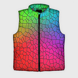 Мужской жилет Разноцветное витражное стекло
