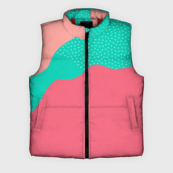 Мужской жилет Абстракция минимализм, цвет: 3D-красный