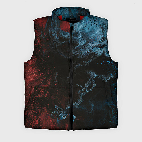 Мужской жилет Тьма и краски / 3D-Красный – фото 1