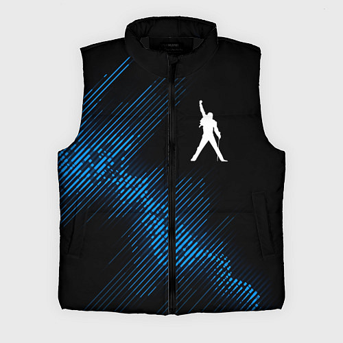 Мужской жилет Queen звуковая волна / 3D-Черный – фото 1