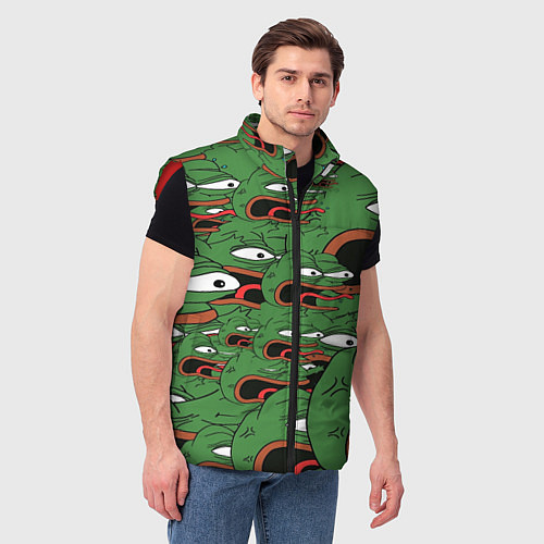 Мужской жилет Пепе лягушка / 3D-Красный – фото 3